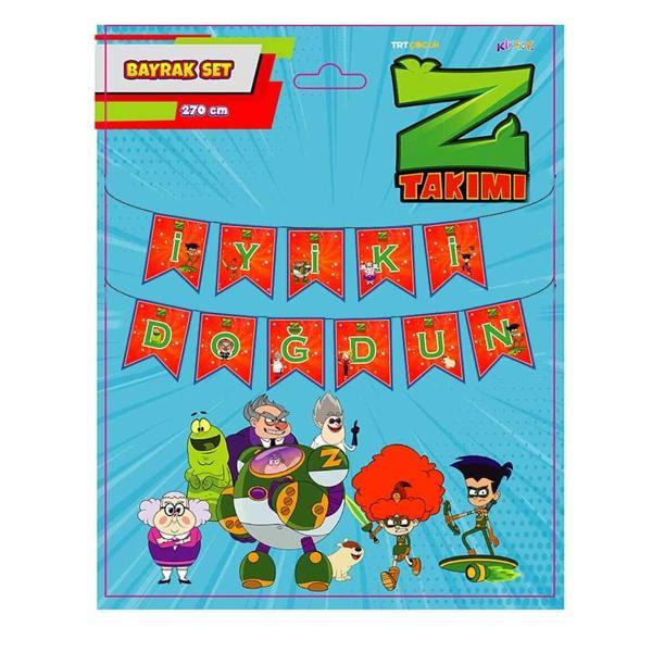 Z Takımı İyi ki Doğdun Harf Afiş - Image 1
