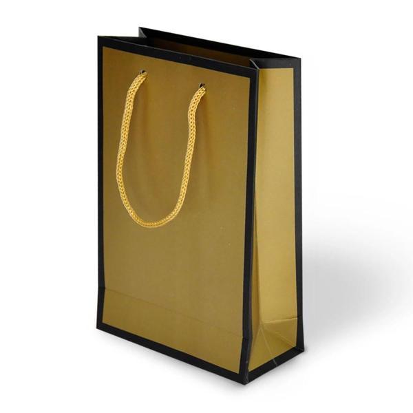 Altın Karton Çanta 14x17cm - Image 1