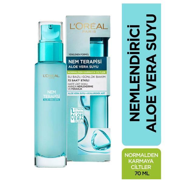 L'Oréal Paris Nem Terapisi Aloe Vera Suyu Normalden Karmaya Ciltler - Image 1