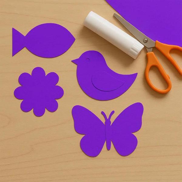 Premium Mor Fon Kartonu 150gr 50x70 - Image 1