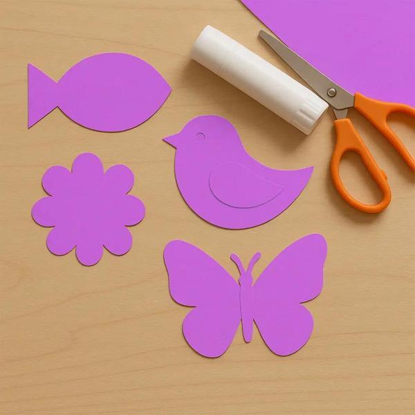 Lila Fon Kartonu 100gr 50x70 - Image 1