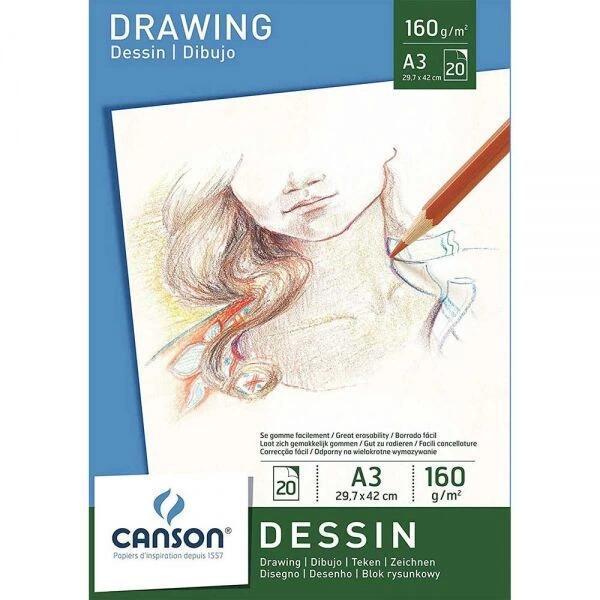 Supertrend Dessin - Drawing Eskiz Çizim Defteri 160 gr. A3 20 yp. - Image 1