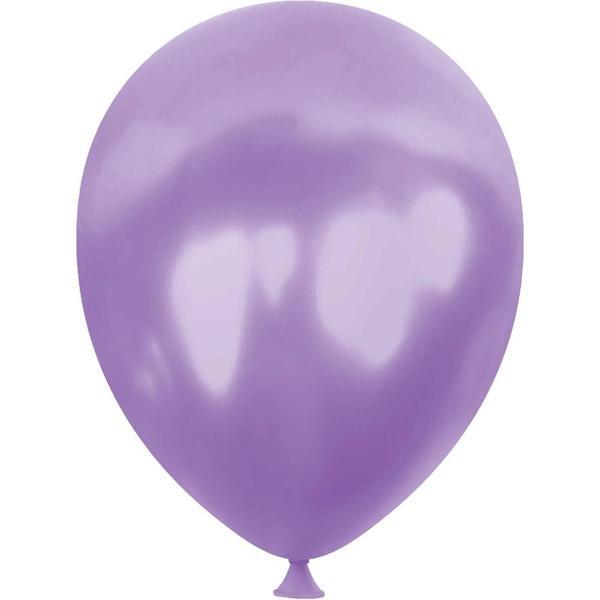 Lila Metalik Balon 12" - Image 1