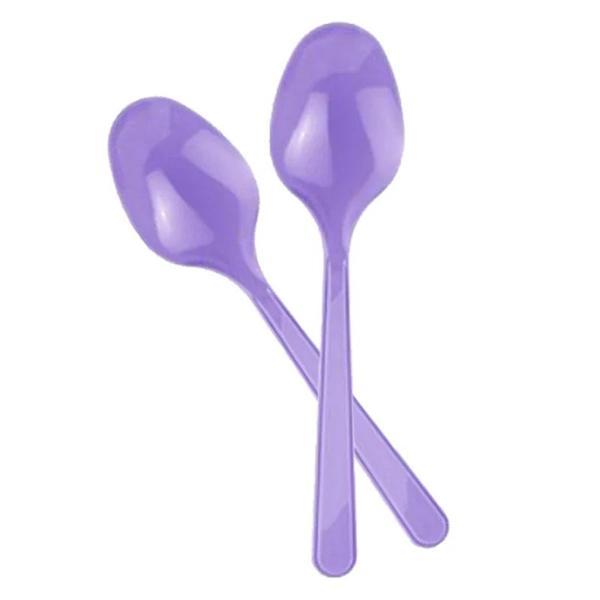 Lila Plastik Kaşık - Image 1