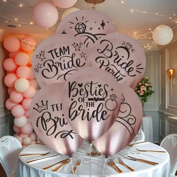 Team Bride Baskılı Krom Balon 12" - Image 1