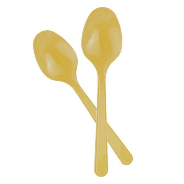 Altın Plastik Kaşık - Image 1