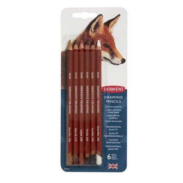 Supertrend Drawing Pencils Renkli Çizim Kalemi Seti 6'lı Blister - Image 1