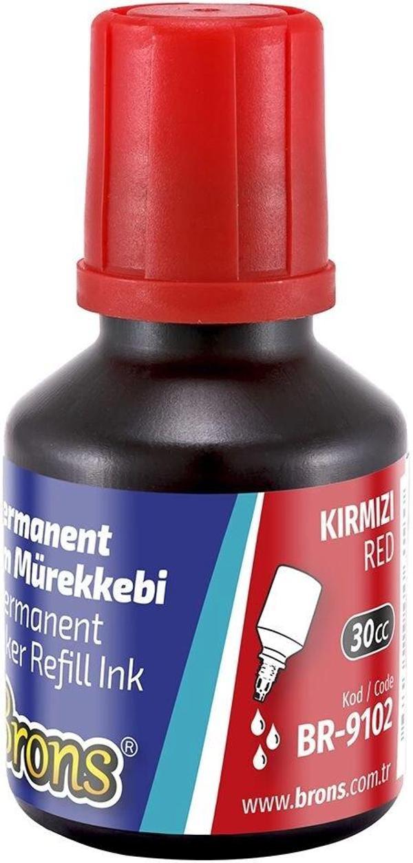 Supertrend Permanent Marker Mürekkebi 30 cc. KIRMIZI - Image 1