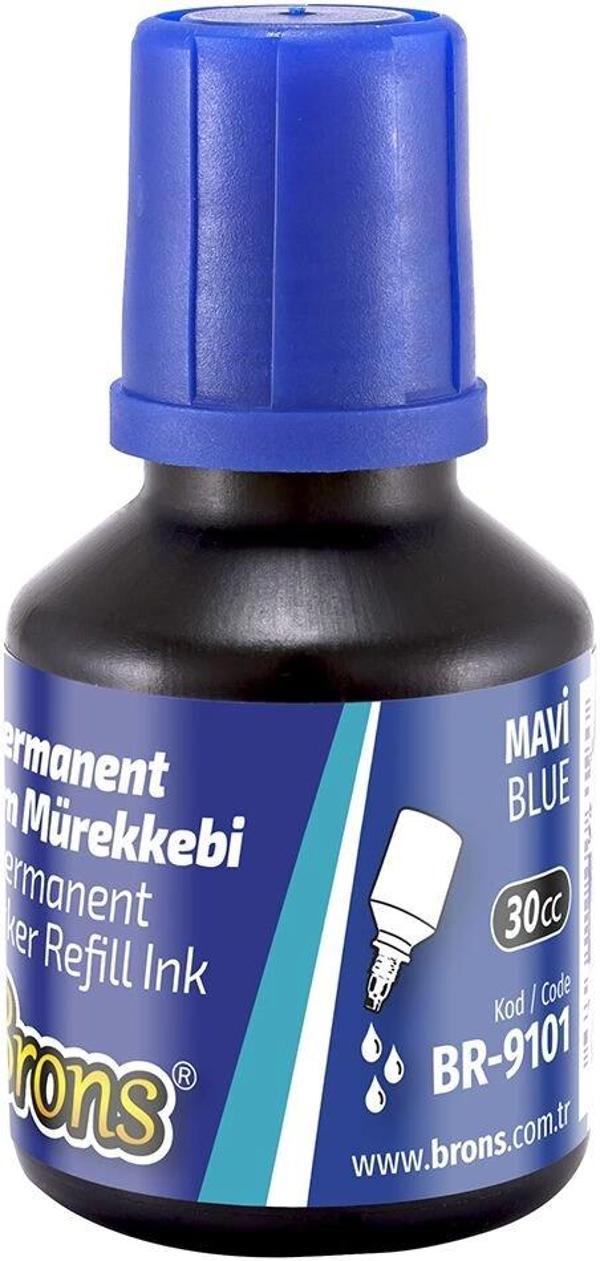 Supertrend Permanent Marker Mürekkebi 30 cc. MAVİ - Image 1