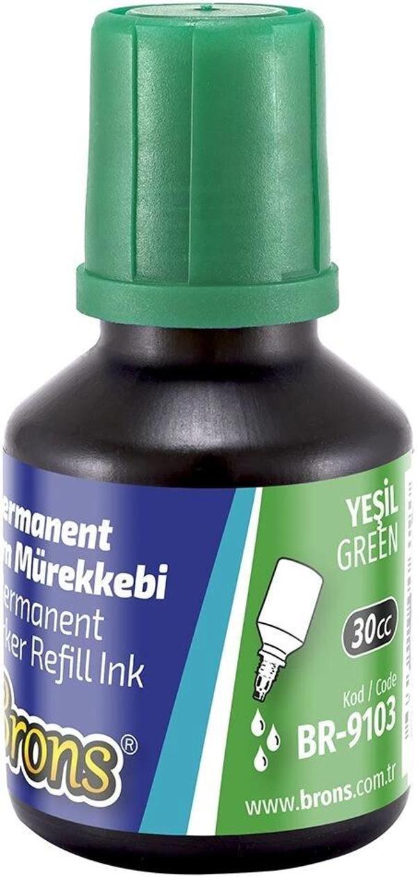 Supertrend Permanent Marker Mürekkebi 30 cc. YEŞİL - Image 1