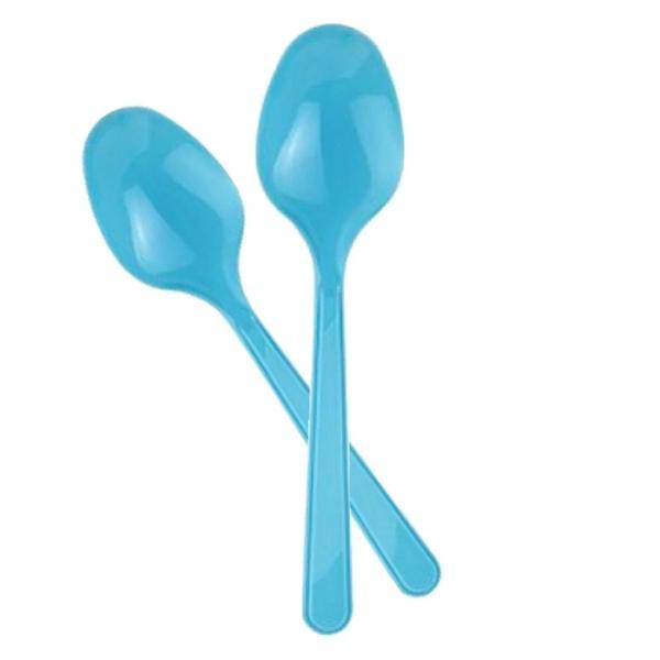 Turkuaz Plastik Kaşık - Image 1