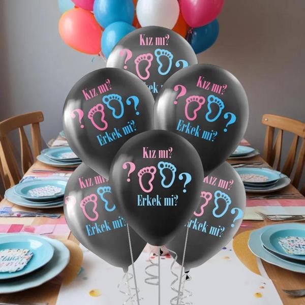 Cinsiyet Partisi Baskılı Balon 12" - Image 1