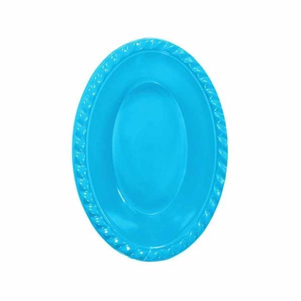 Turkuaz Plastik Oval Kase - Image 1