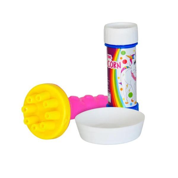Rainbow Unicorn Double Bubble Borazanlı Köpük Balon - Image 1