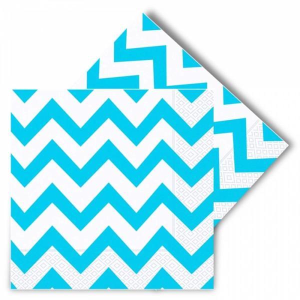Turkuaz Zigzag Peçete - Image 1
