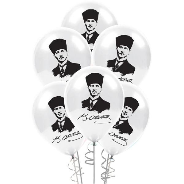 Atatürk Baskılı Pastel Balon 11" - Image 1