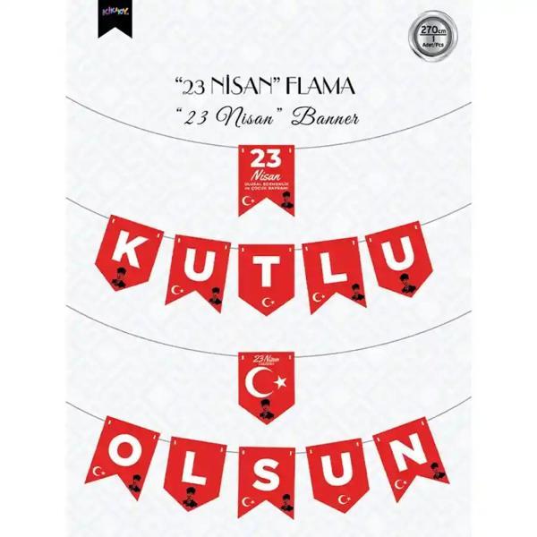23 Nisan Kutlu Olsun Harf Afiş - Image 1