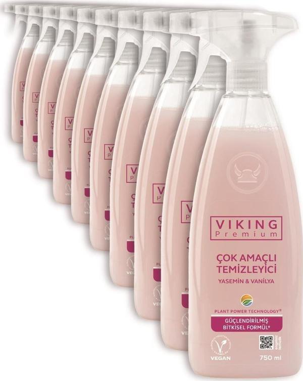 Viking Premium Çok Amaçlı Yasemin & Vanilya 750 ml X 10 Adet - Image 1