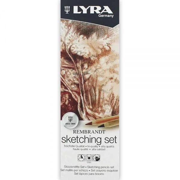 Supertrend Rembrandt Sketching Set Karakalem Eskiz Çizim Seti 6'lı - Image 1
