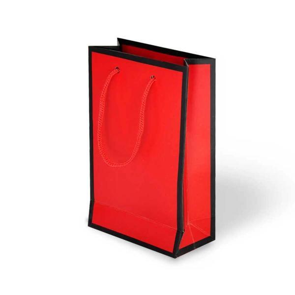 Mat Kırmızı Karton Çanta 11x16,5cm - Image 1