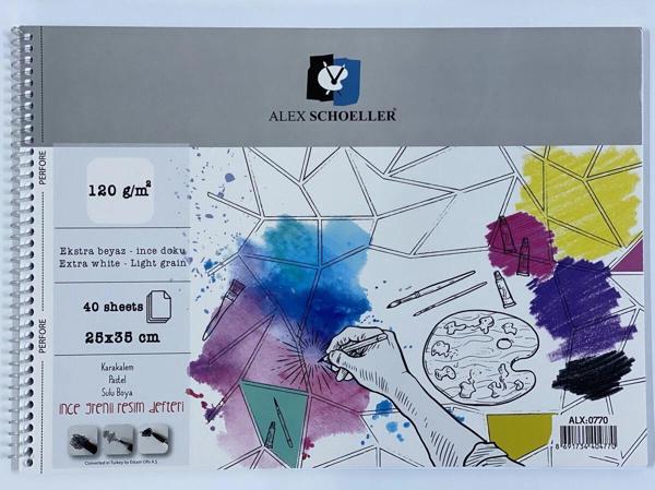 Supertrend Resim ve Eskiz Çizim Defteri 120 gr. 25x35 cm. 40 yp. - Image 1