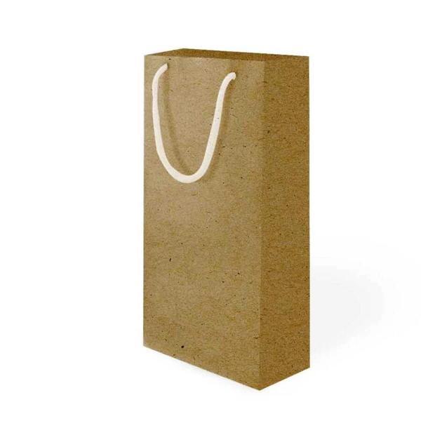 Naturel Kraft Karton Çanta 12x35 - Image 1