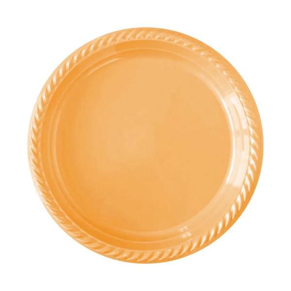 Turuncu Plastik Tabak - Image 1