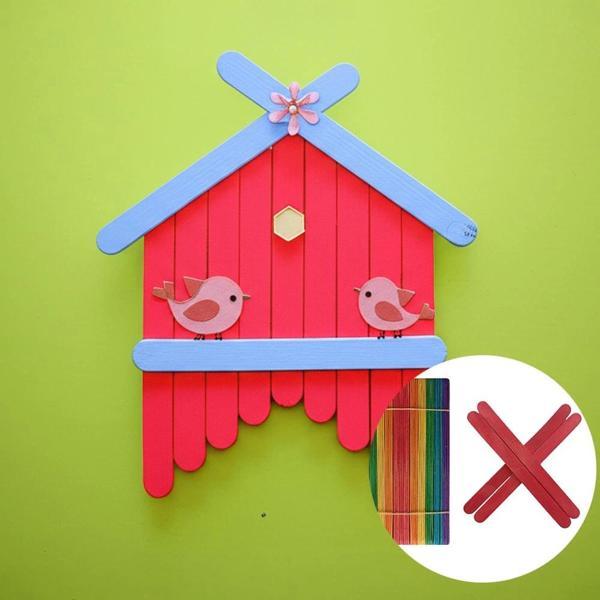 Karışık Renkli Dondurma Çubuğu 12cm - Image 1