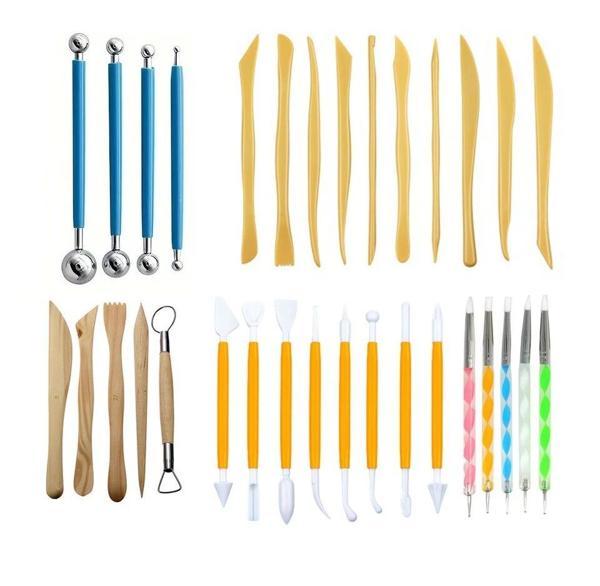 Supertrend Seramik Heykel Polimer Kil Şekilendirme Modelaj Detay Seti 32 Parça - Image 1