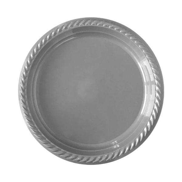 Gümüş Plastik Tabak - Image 1