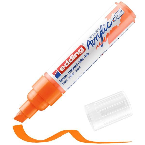 Supertrend 5000 Akrilik Boyama Markörü 5-10 mm Kesik Uç FOSFORLU TURUNCU - Image 1
