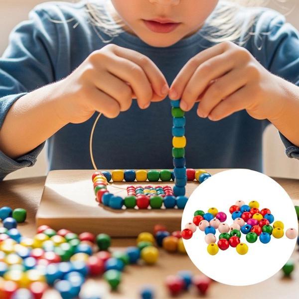 Karışık Renkli Tahta Boncuk - Image 1