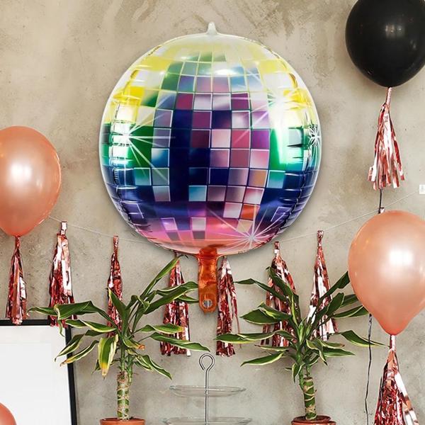 32" Disko Topu Folyo Balon -Çok Renkli- - Image 1