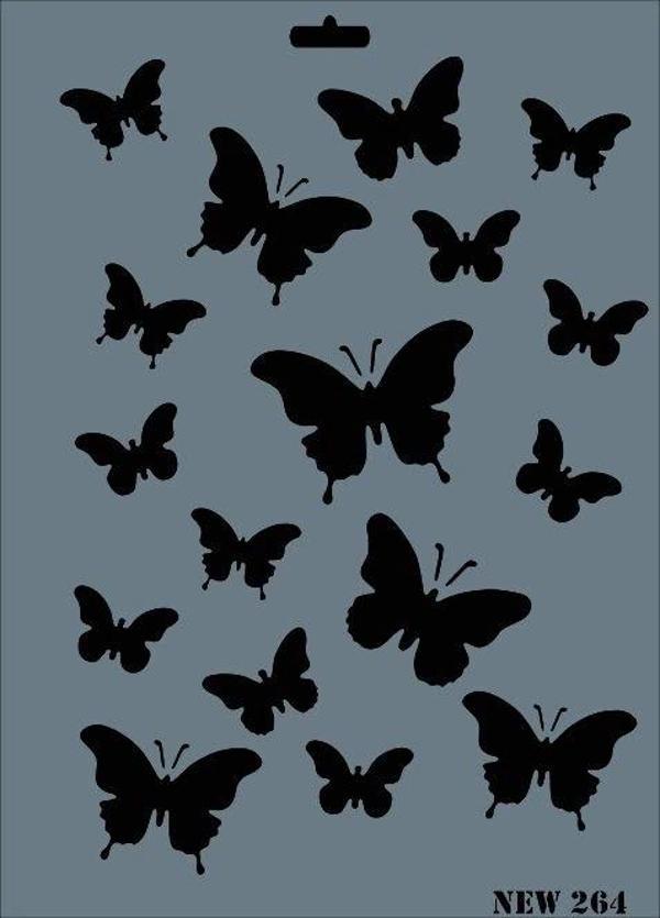 Supertrend Stencil Boyama Şablonu 25x35 cm. NEW-264 - Image 1