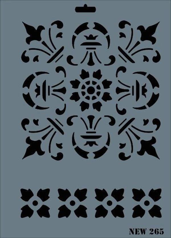 Supertrend Stencil Boyama Şablonu 25x35 cm. NEW-265 - Image 1