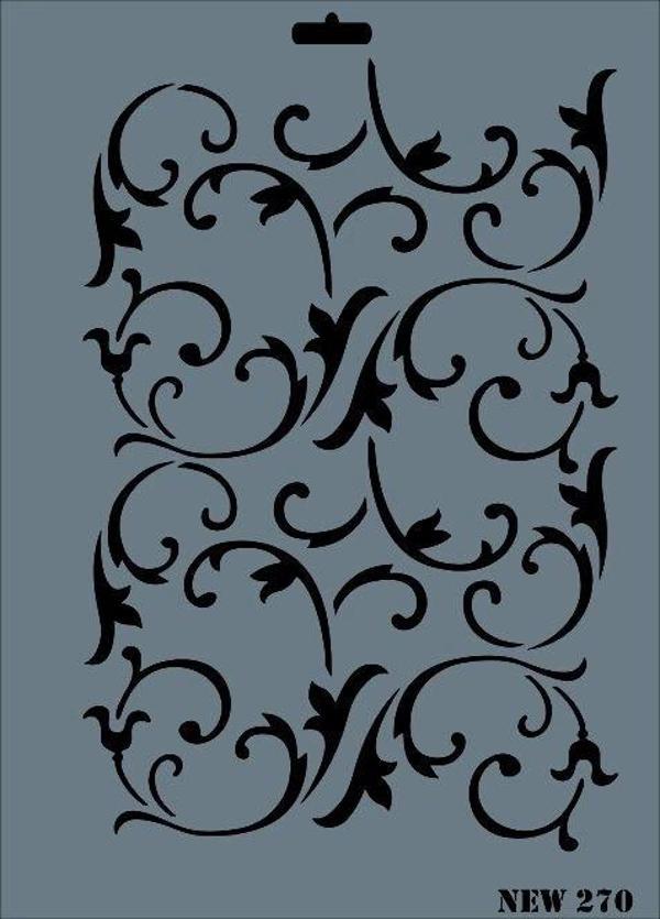 Supertrend Stencil Boyama Şablonu 25x35 cm. NEW-270 - Image 1