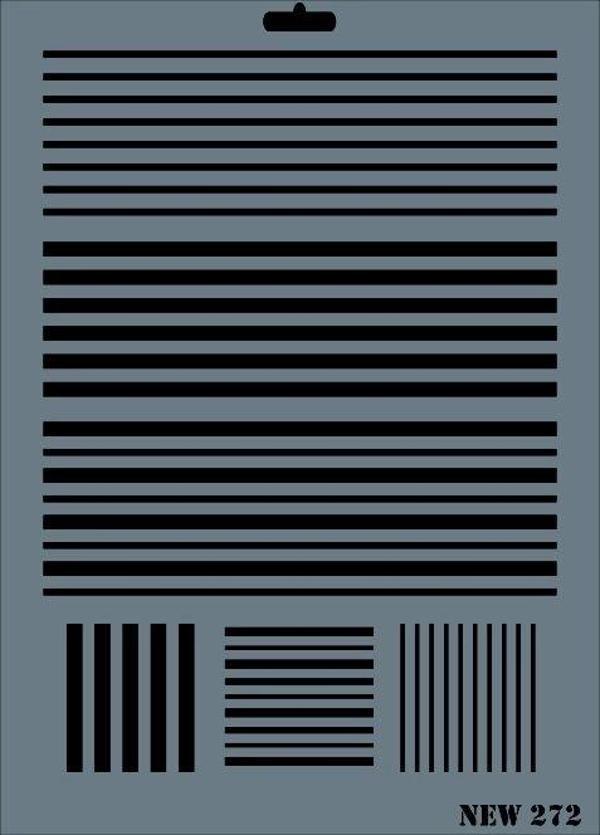 Supertrend Stencil Boyama Şablonu 25x35 cm. NEW-272 - Image 1