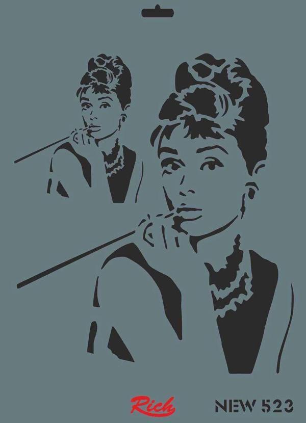 Supertrend Stencil Boyama Şablonu 25x35 cm. NEW-523 - Image 1