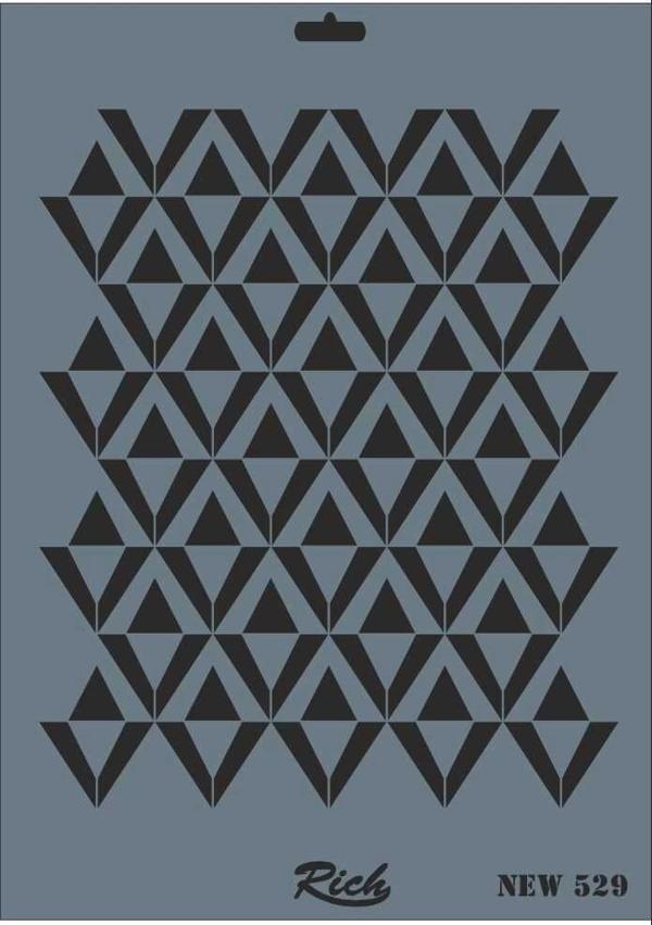 Supertrend Stencil Boyama Şablonu 25x35 cm. NEW-529 - Image 1