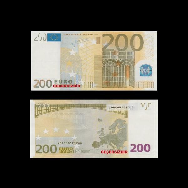 Oyuncak Kağıt Para 200 Euro - Image 1