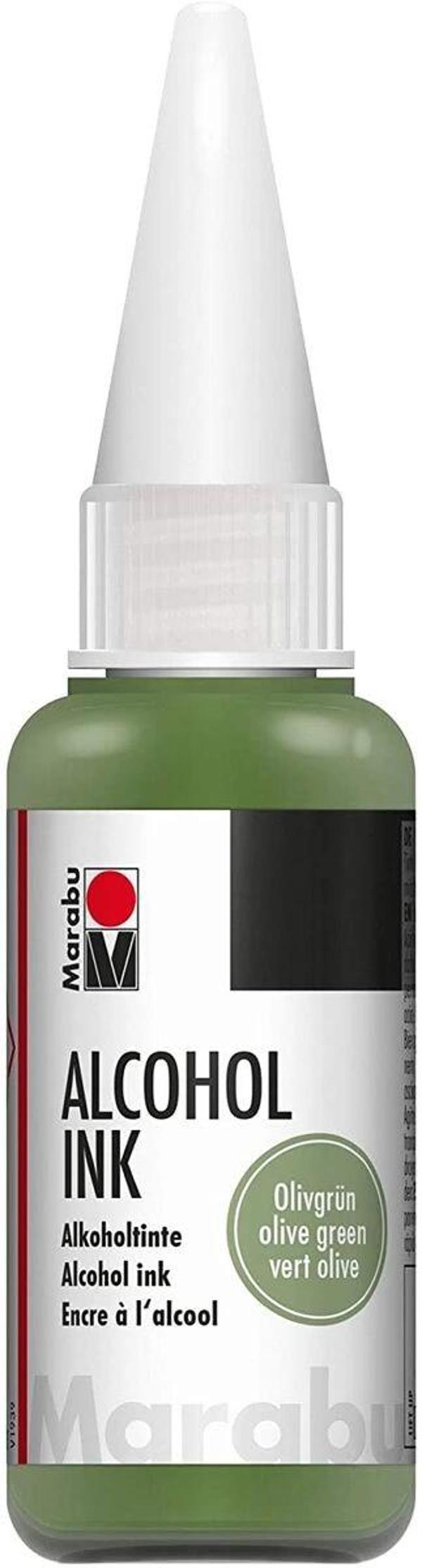 Supertrend Alcohol Ink Alkol Bazlı Mürekkep 20 ml. Olive Green - Image 1