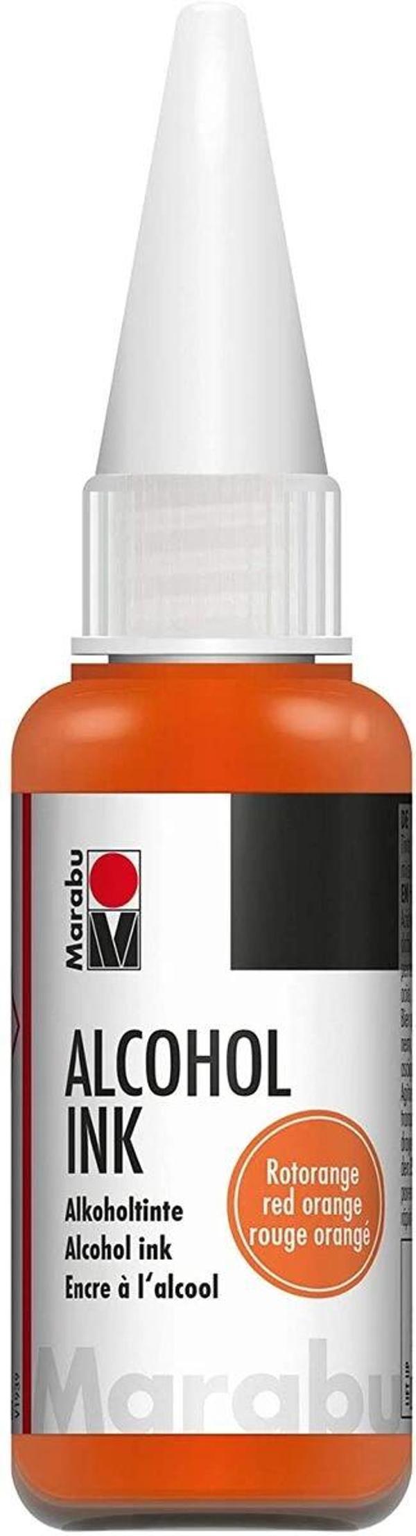 Supertrend Alcohol Ink Alkol Bazlı Mürekkep 20 ml. Red Orange - Image 1