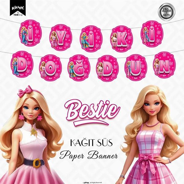 Bestie İyi ki Doğdun Harf Afiş - Image 1
