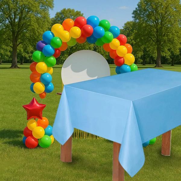 Mavi Plastik Masa Örtüsü - Image 1