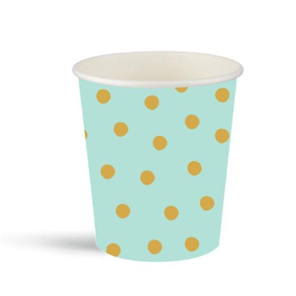 Pastel Düşler Mint Yeşili Karton Bardak - Image 1