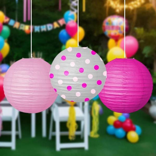 Pembe Kağıt Fener Seti - Image 1