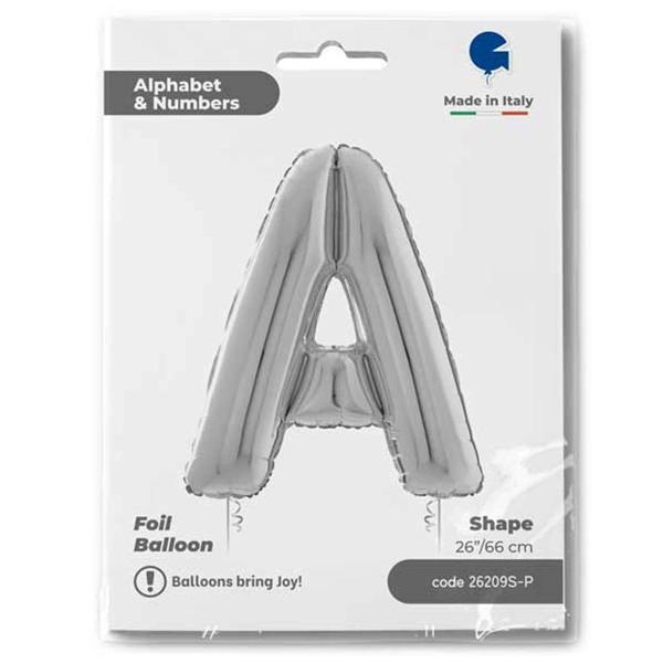 A Harf Supertrend Gümüş Folyo Balon 26" - Image 1