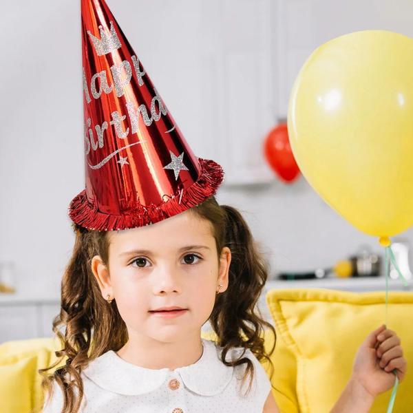 Simli Happy Birthday Şapka - Image 1