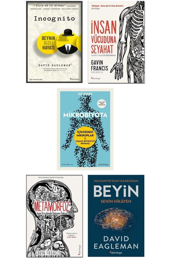 İncognito David Eagleman Beyin Mikrobiyota Ed Yong İnsan Vücuduna Seyahat Gavin Francis Metamorfoz - Domingo Yayınevi - Image 1