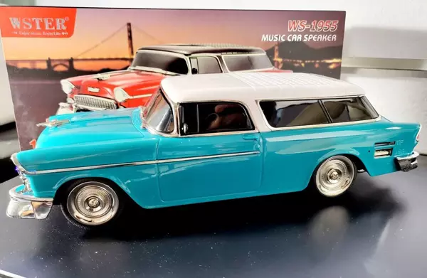 Chevrolet WS-1955BT Belair 1955 Model Bluetooth Hoparlör (5060) - Image 1